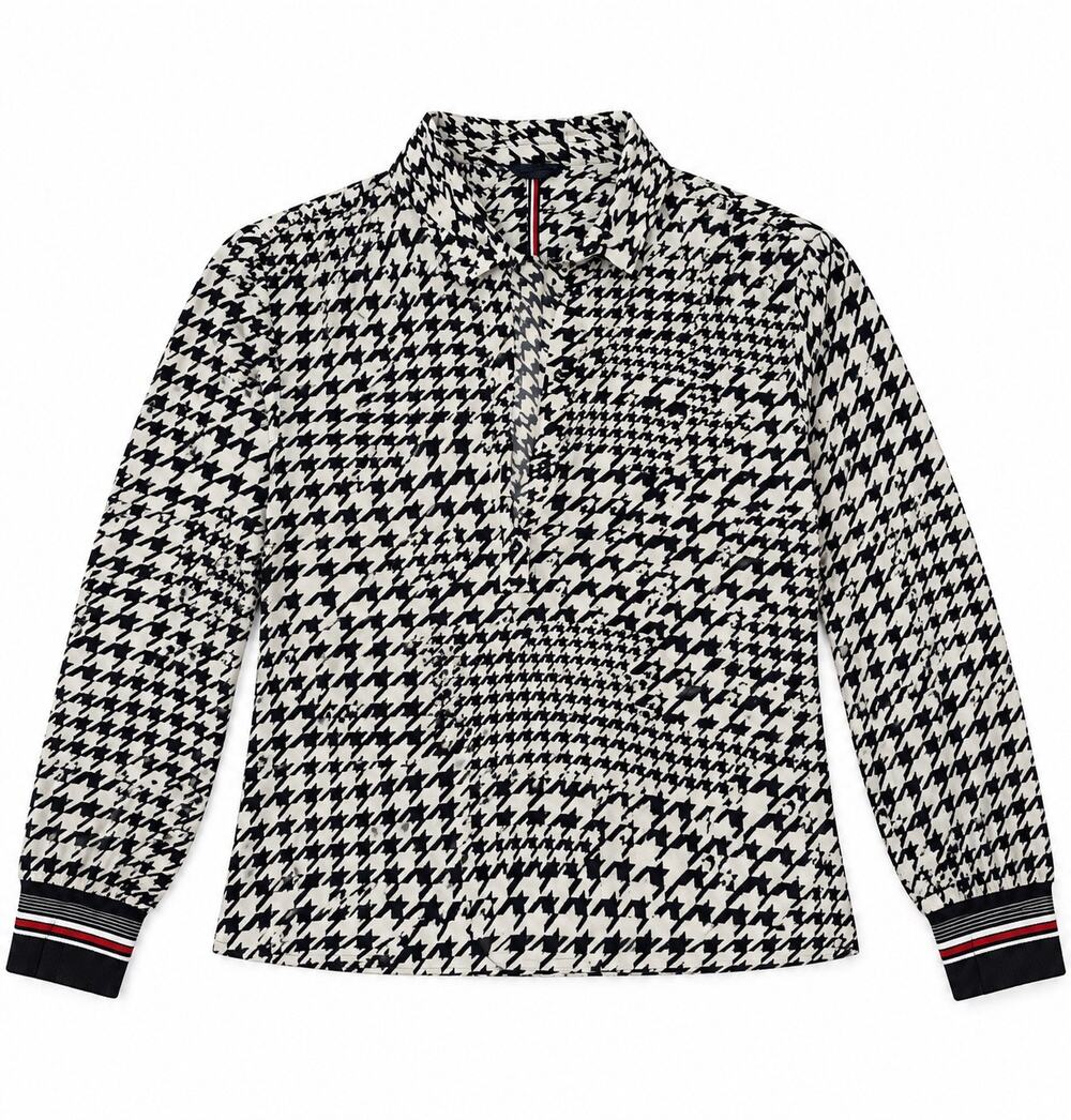 Tommy Hilfiger xl black and white blouse